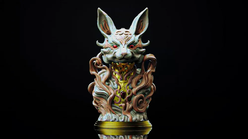 Kitsune Fox bust
