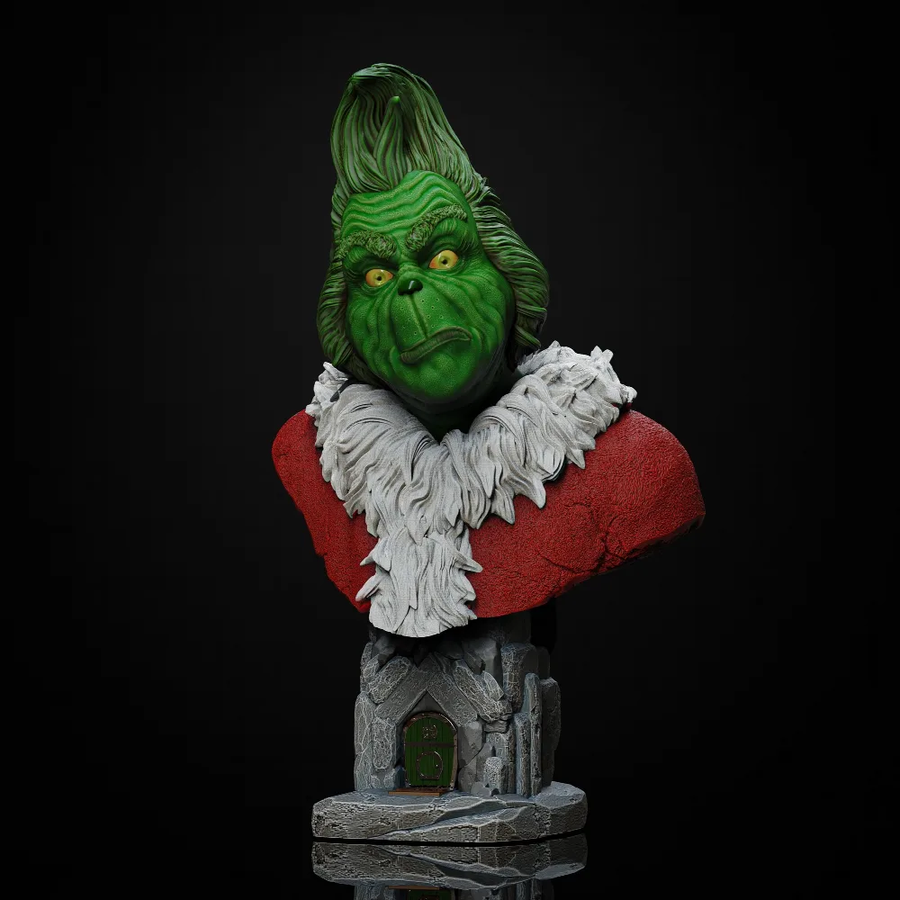 The Grinch bust