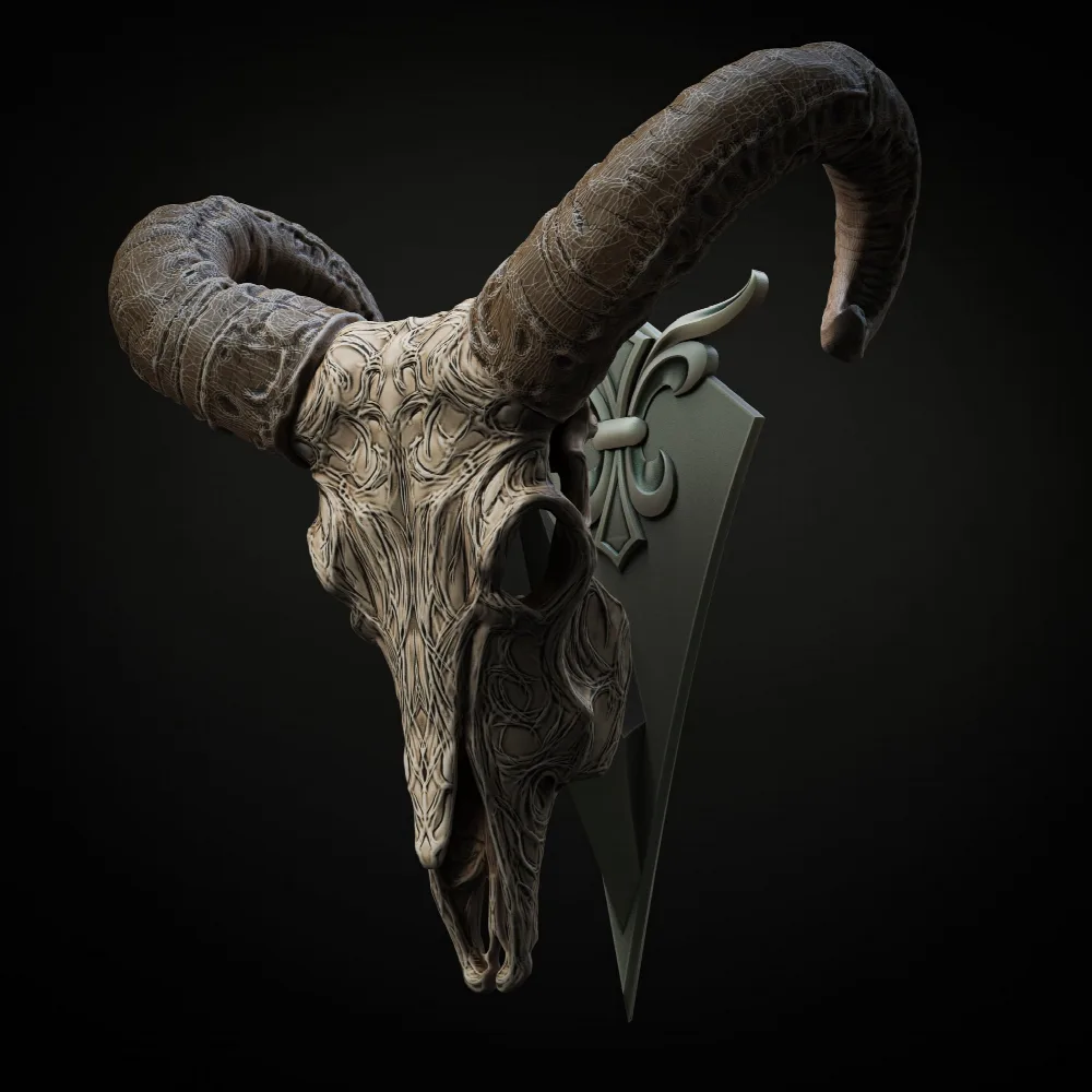 Ritual Goat Skull