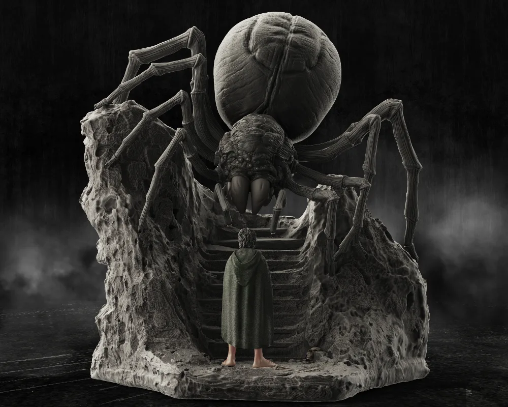 Shelob diorama