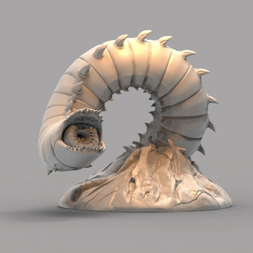 Purple Worm Miniature
