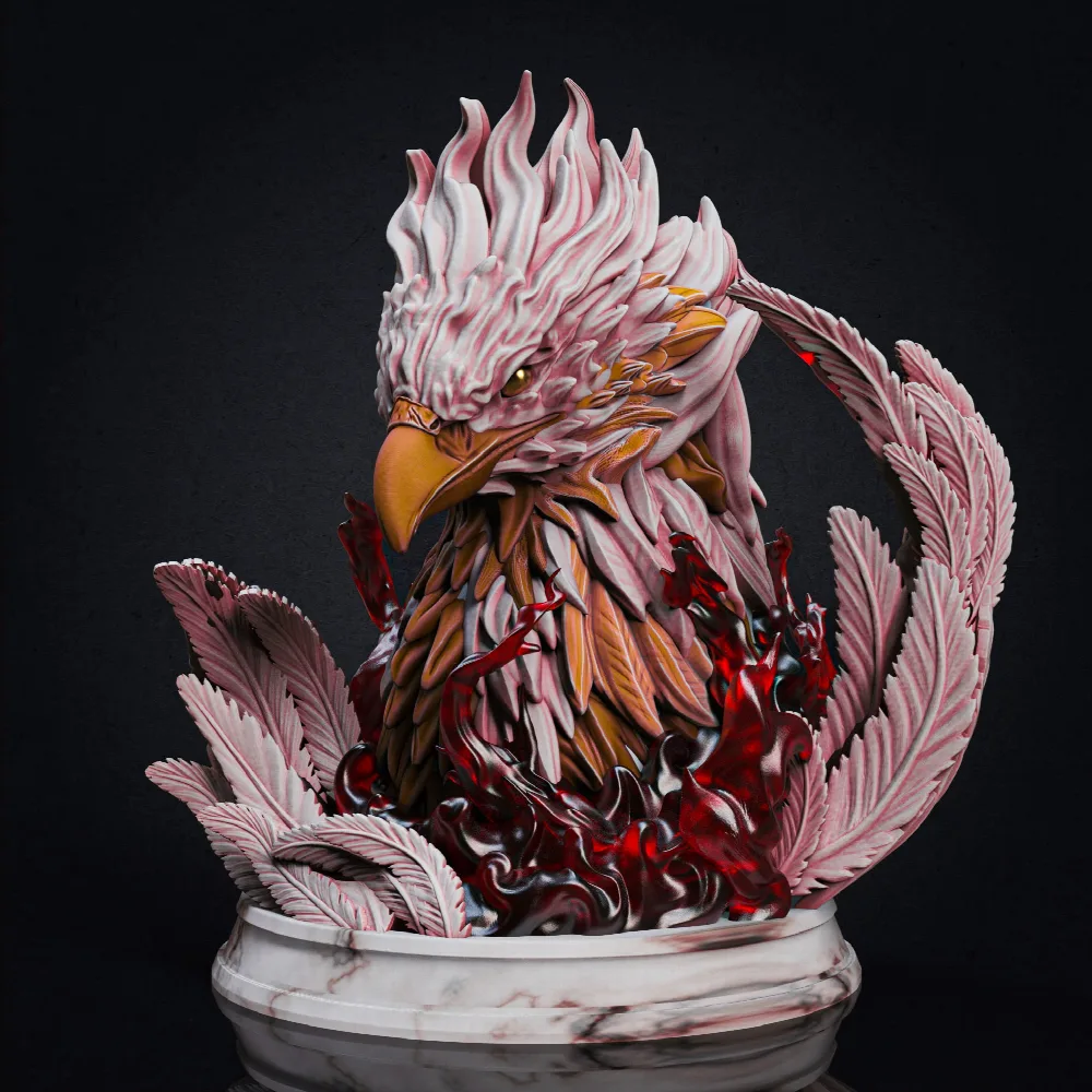 Phoenix bust