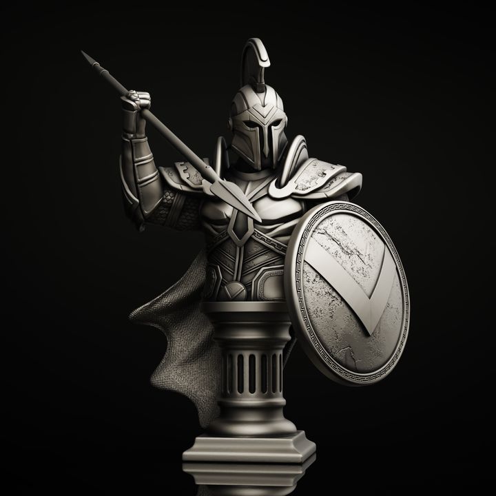 Ares bust (Pre-Supported)