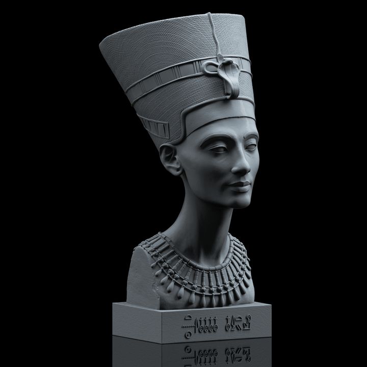Nefertiti bust (Pre-Supported)