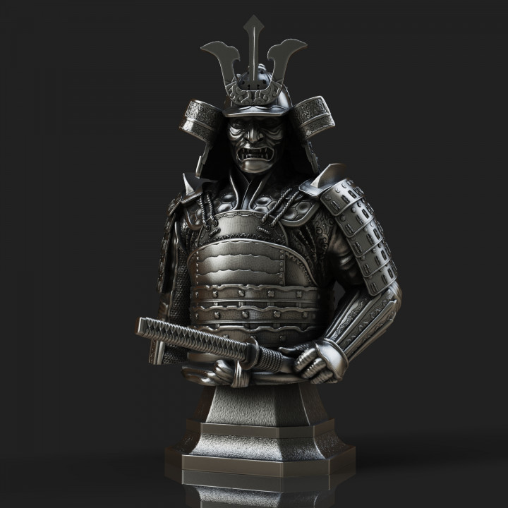 Samurai Bust (Pre-Supported)