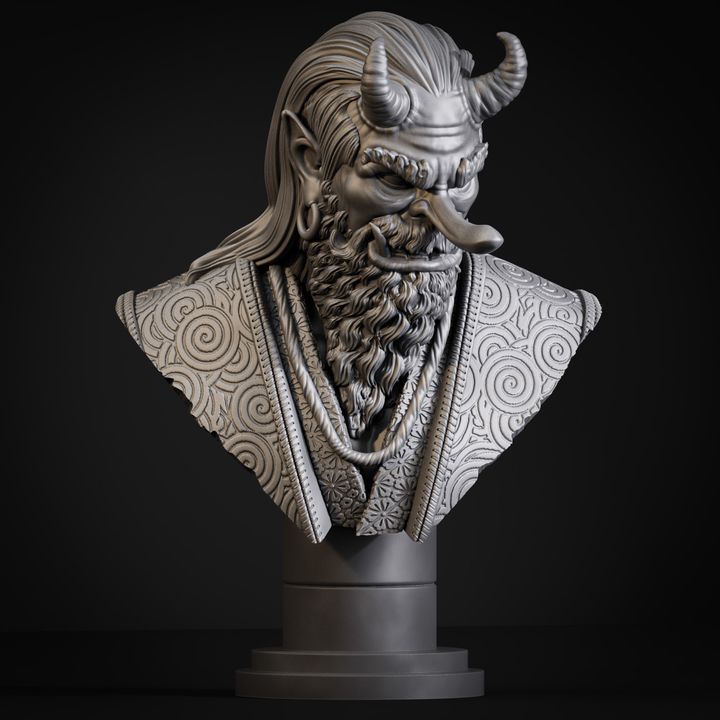 Tengu bust (Pre-Supported)
