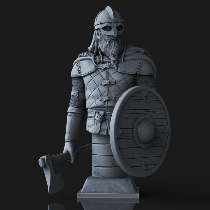 Viking Raider Bust (Pre-Supported)