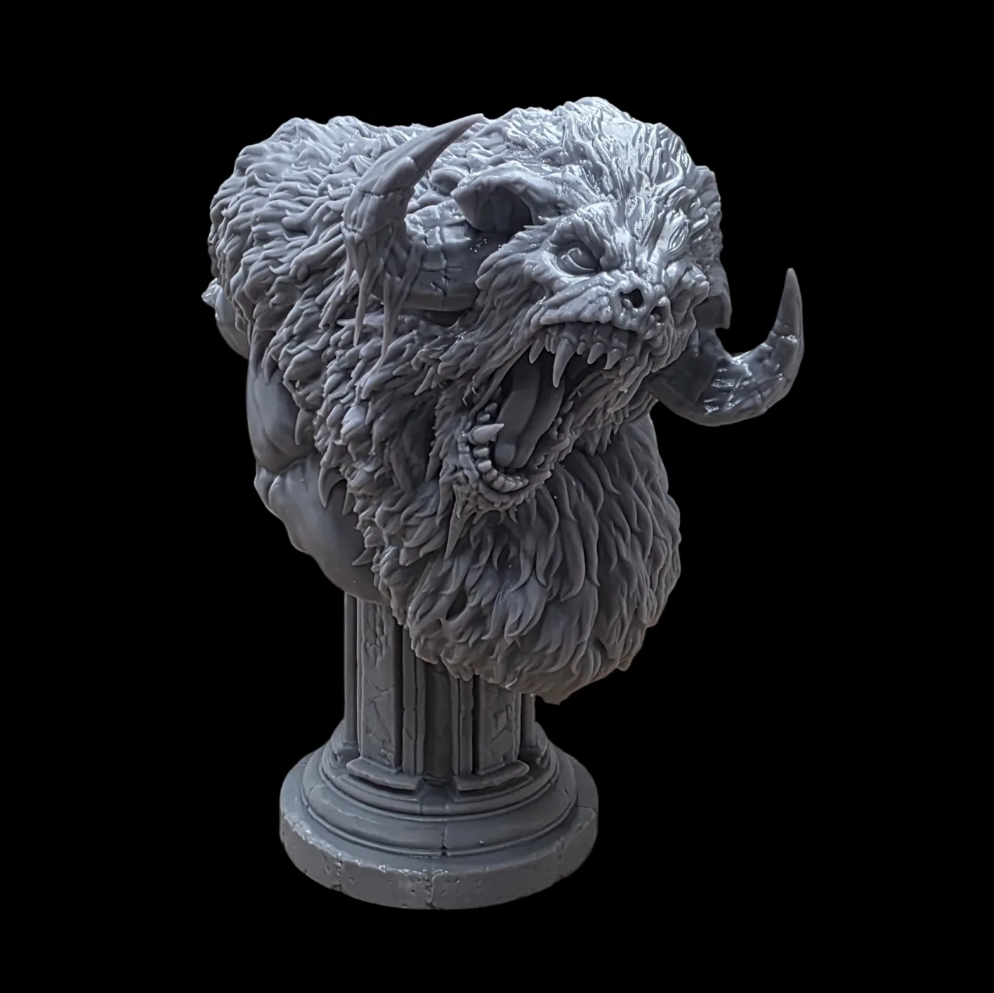 Frost Yeti, printed in resin