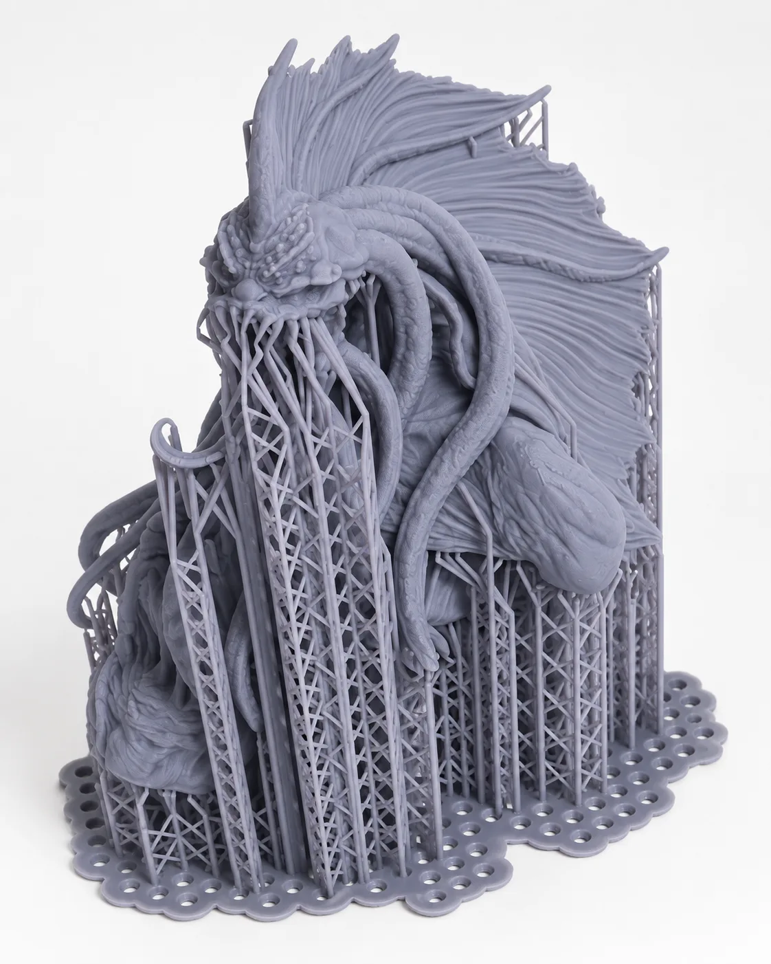 Dagon bust, straight off the plate