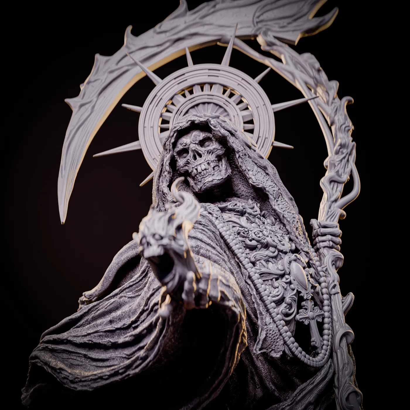 Grim Reaper, the digital sculpt