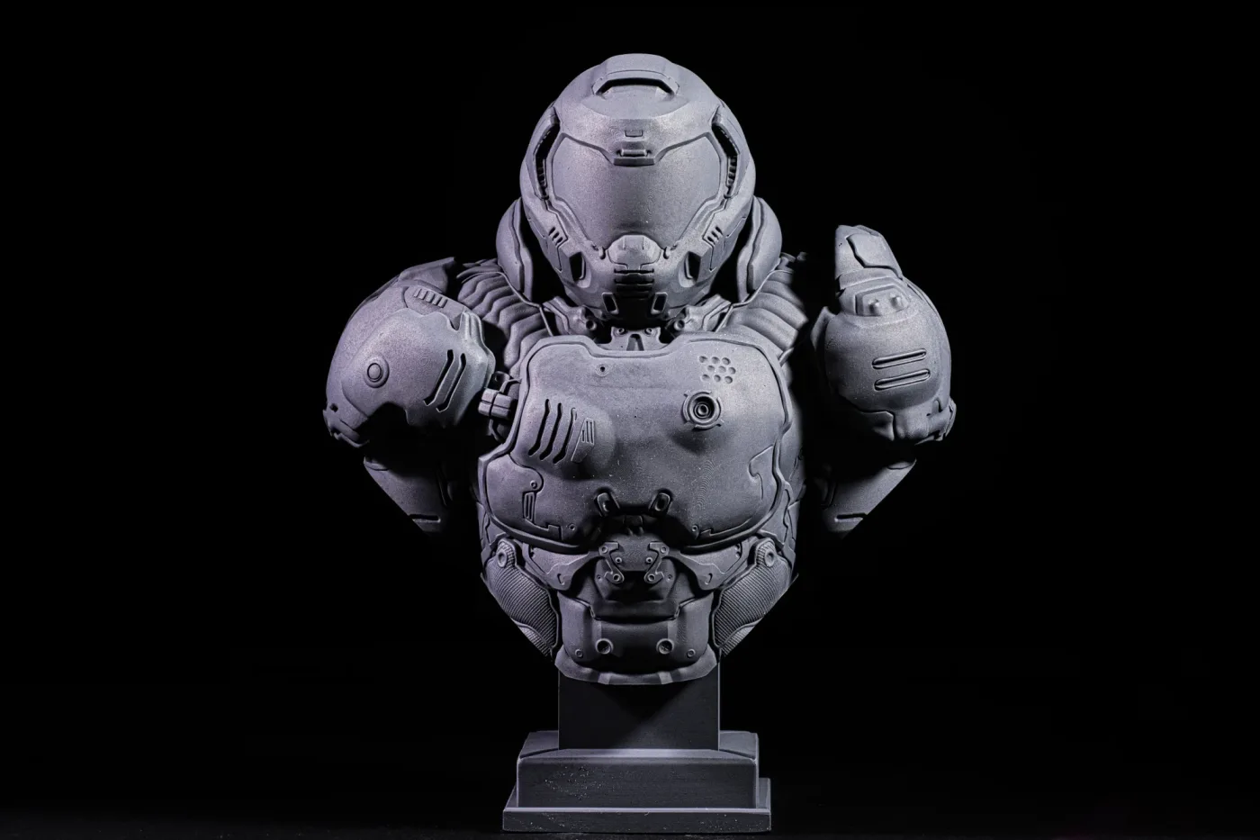 Doomguy, printed in resin