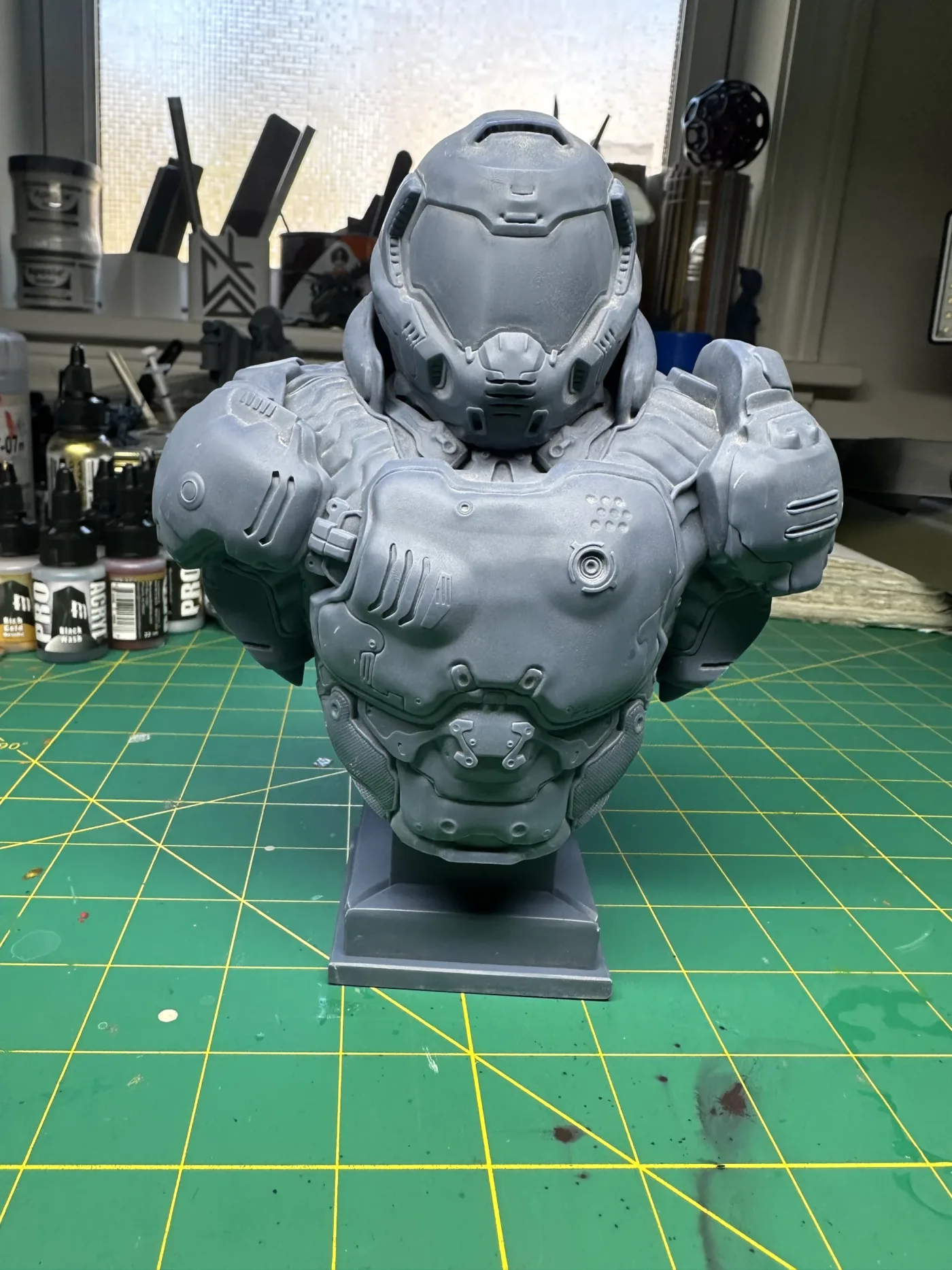 Doomguy, the finished test print