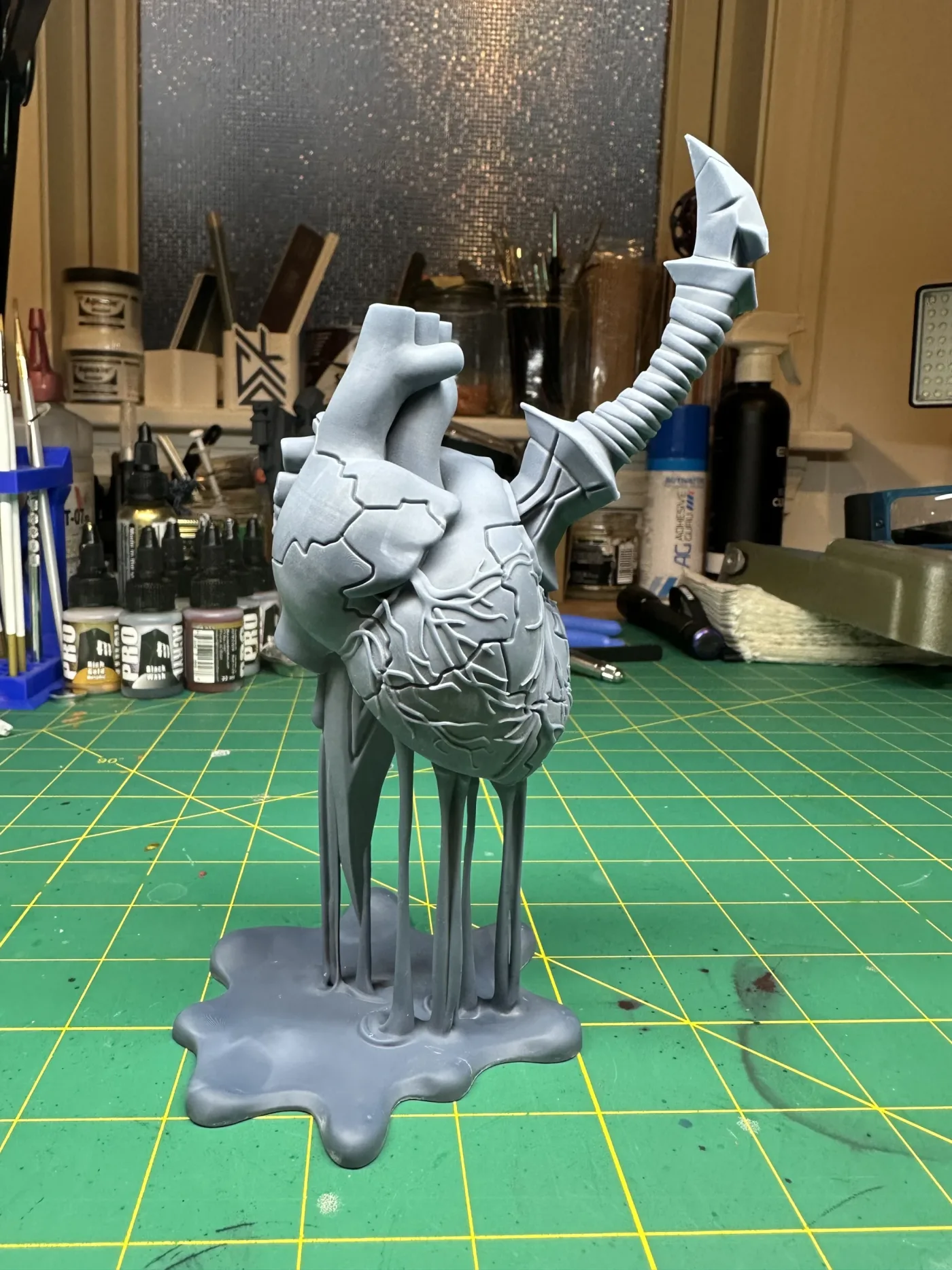 Tortured Heart, the finished test print
