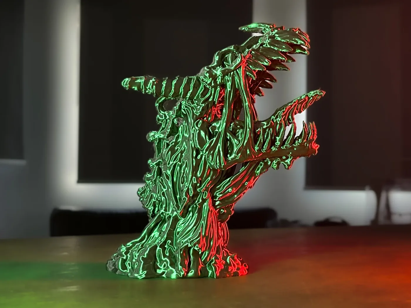 Undead Dragon head, printed in resin