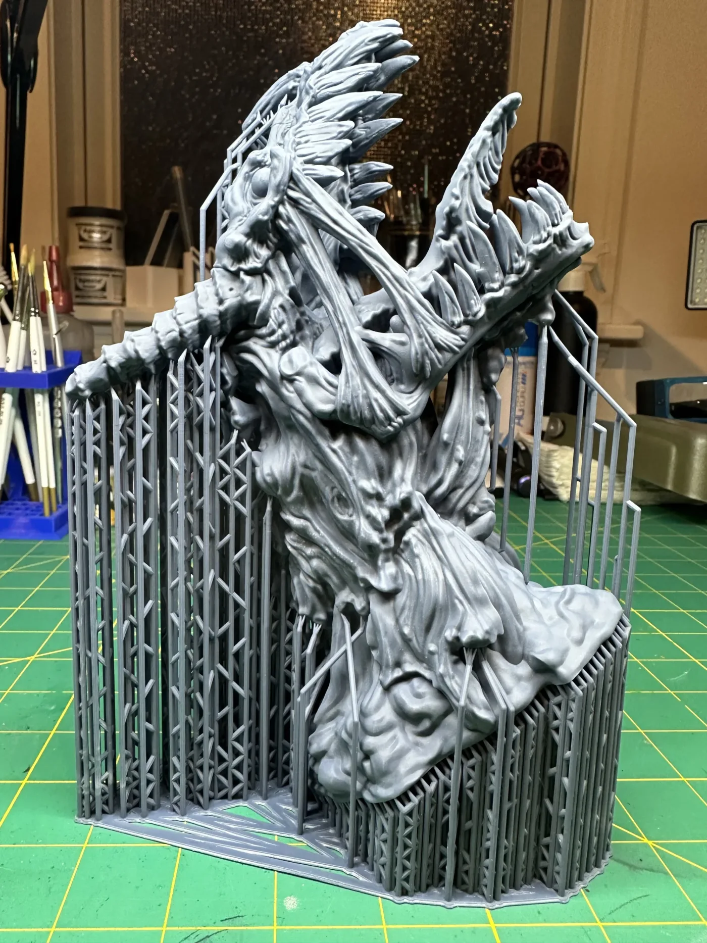 Undead Dragon head, straight off the plate
