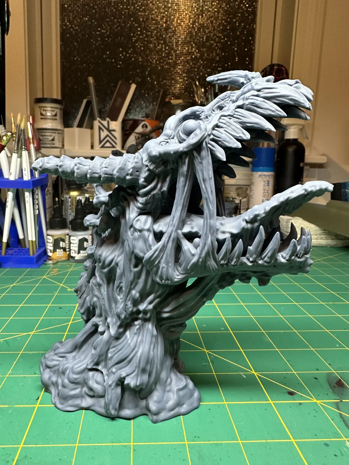 Undead Dragon head, the finished test print