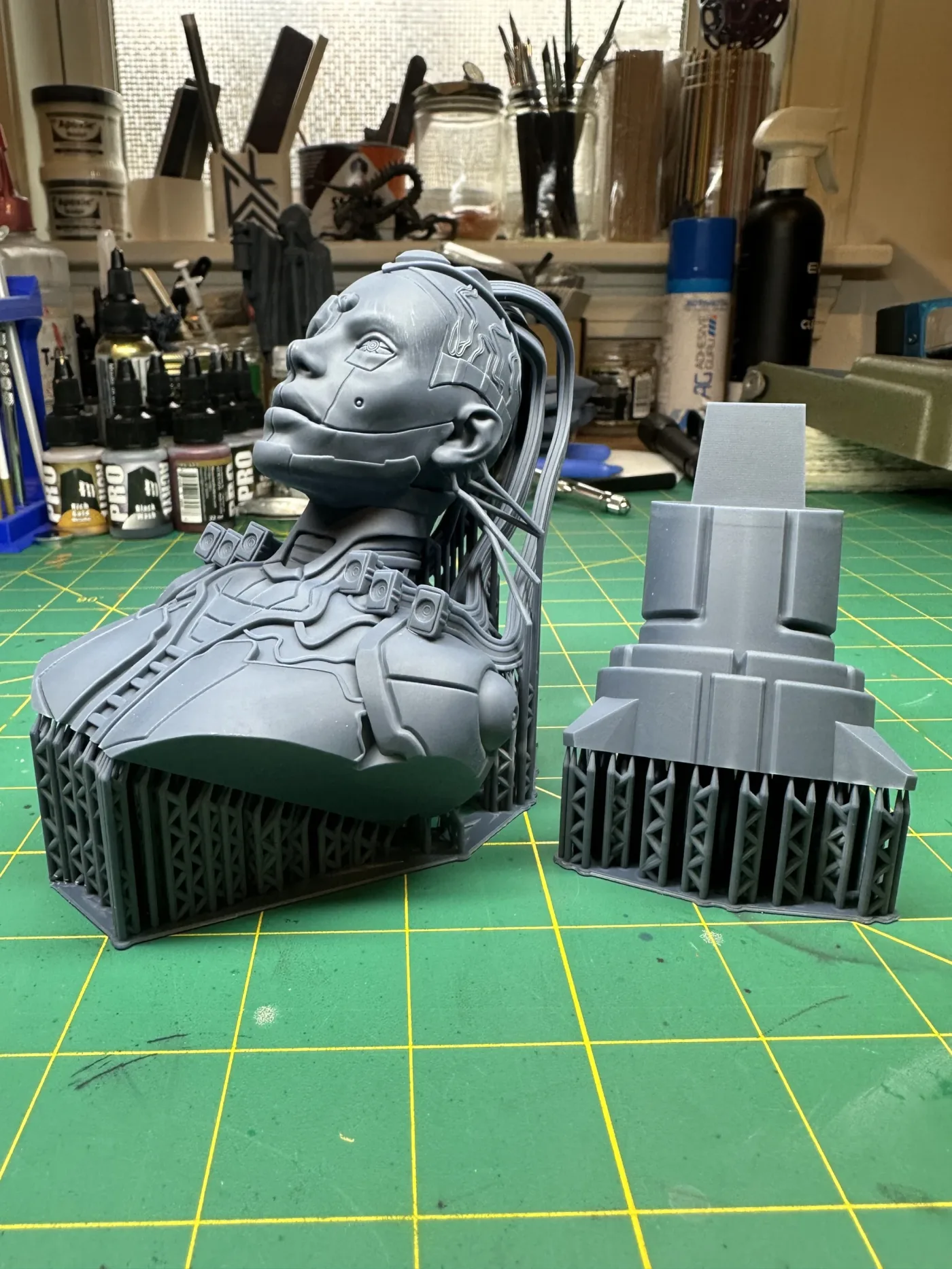 Cyber Medusa, straight off the plate