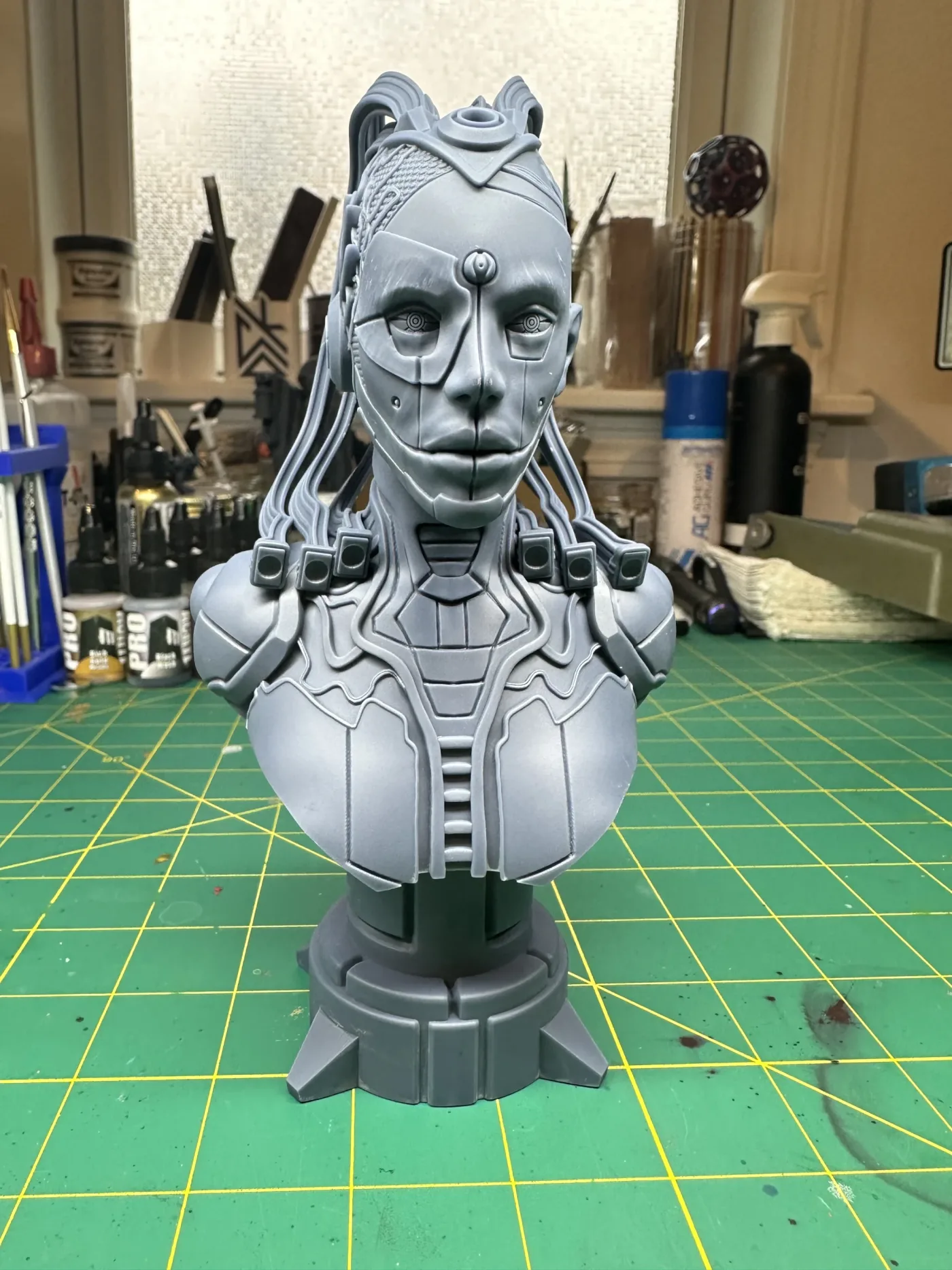 Cyber Medusa, the finished test print