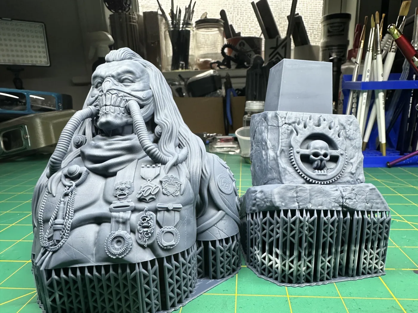 Immortan Joe bust – Mad Max, straight off the plate