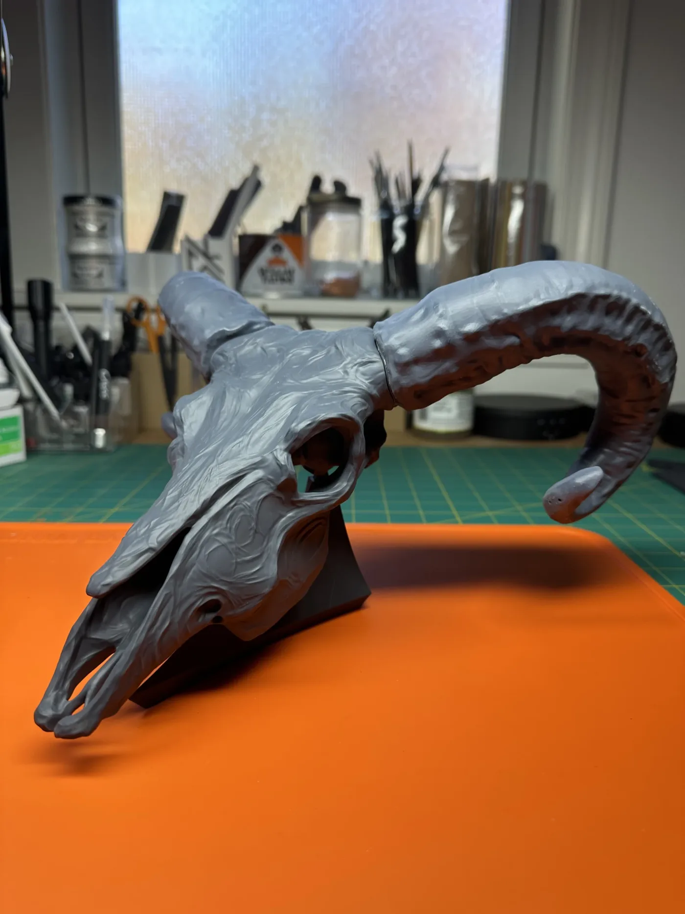 Ritual Goat Skull, the finished test print