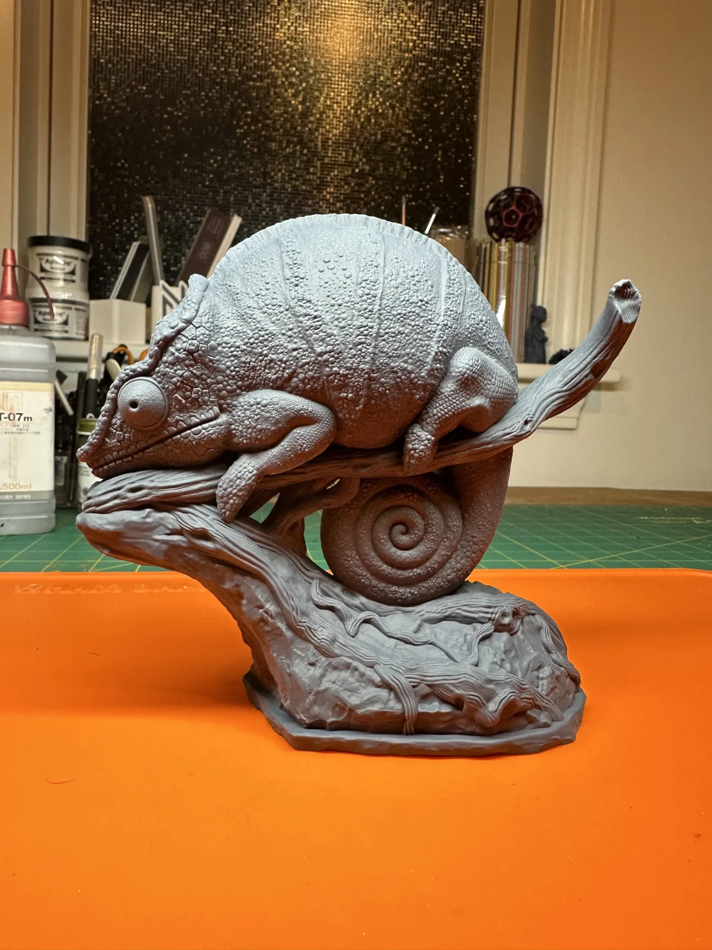 Panther Chameleon, the finished test print