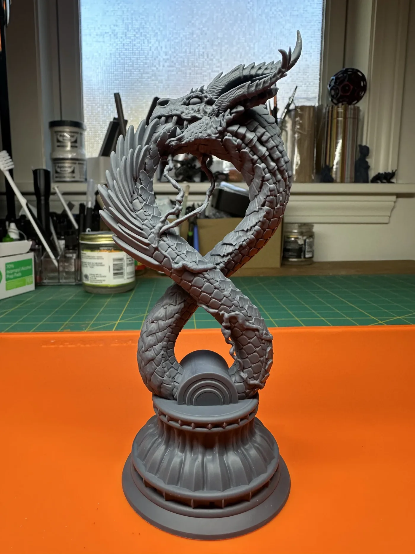 Ouroboros, the finished test print