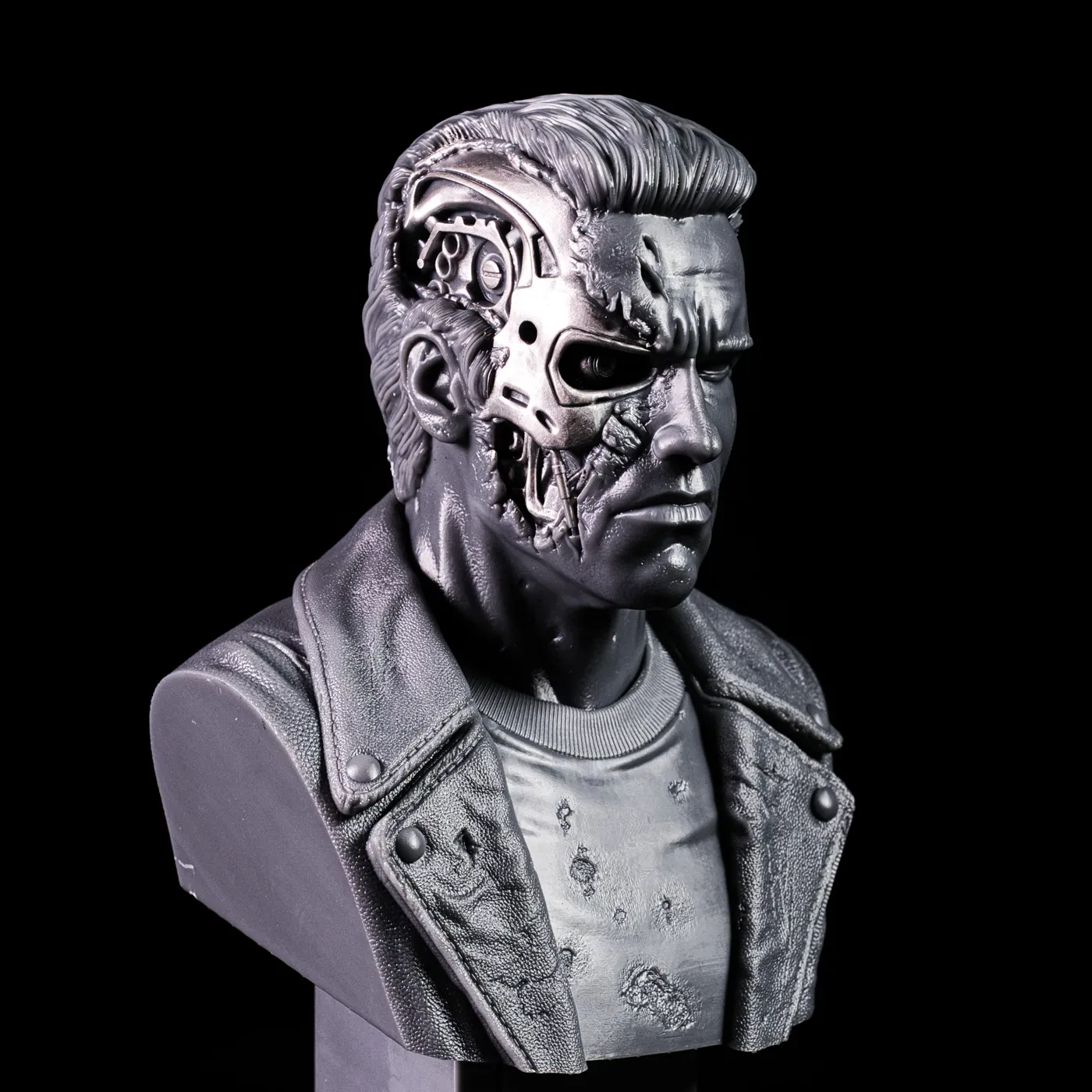 Terminator bust, printed in resin