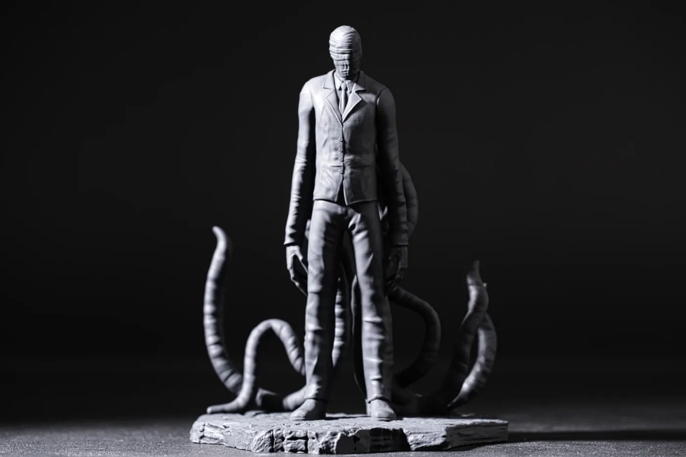 Slenderman, printed in resin