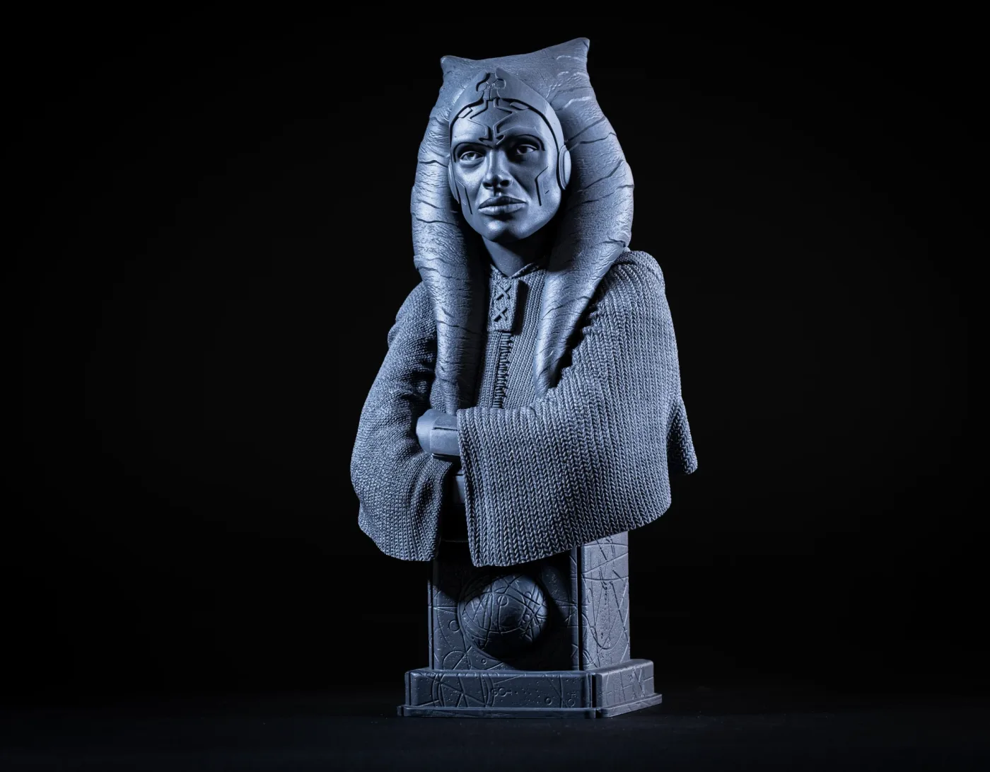 Ahsoka bust, printed in resin