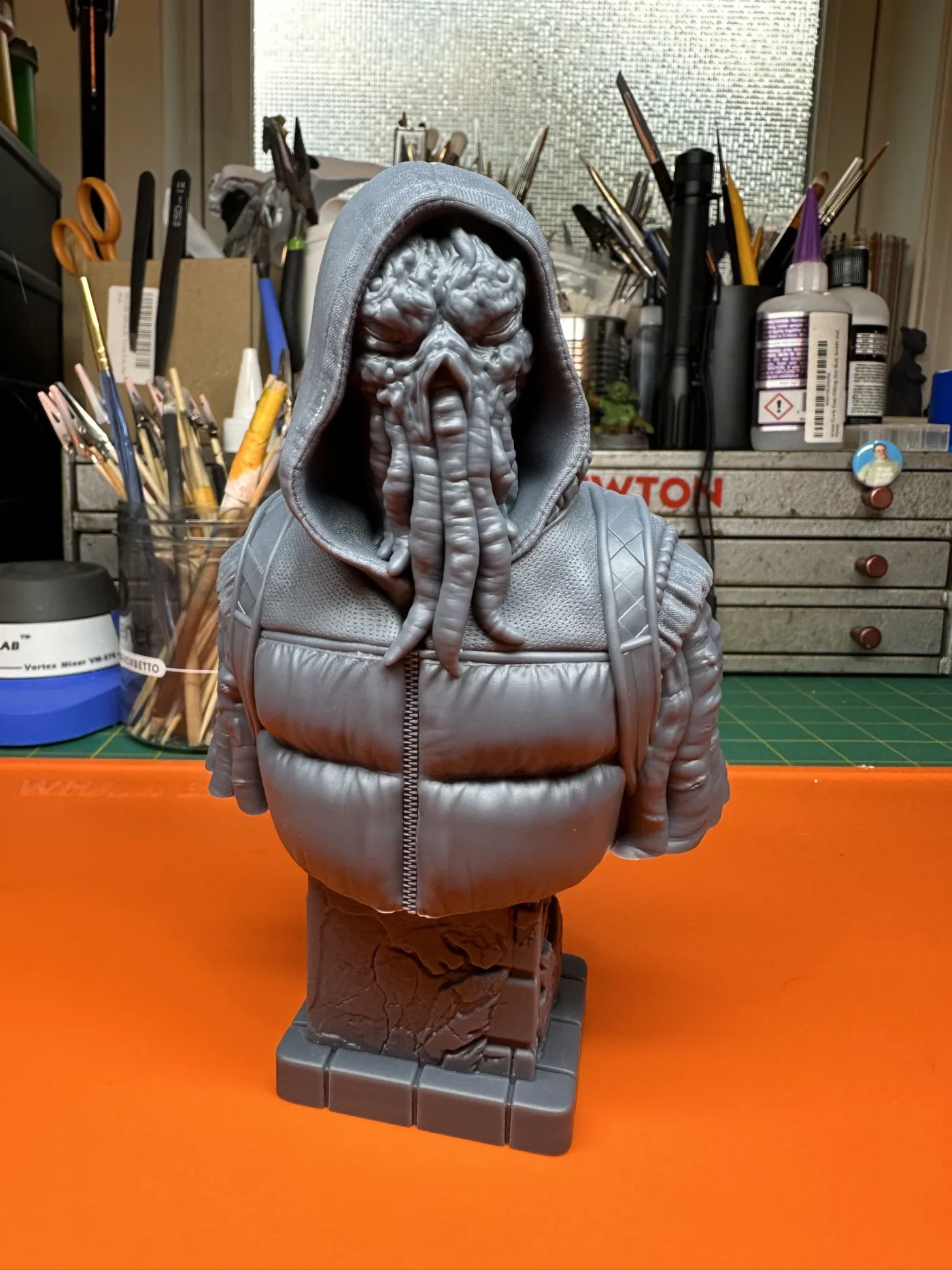 Urban Cthulhu bust, the finished test print