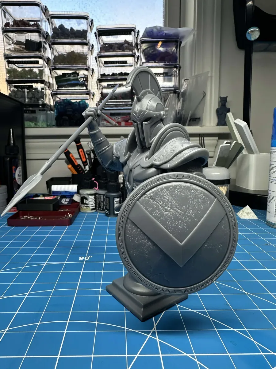 Ares bust, the finished test print
