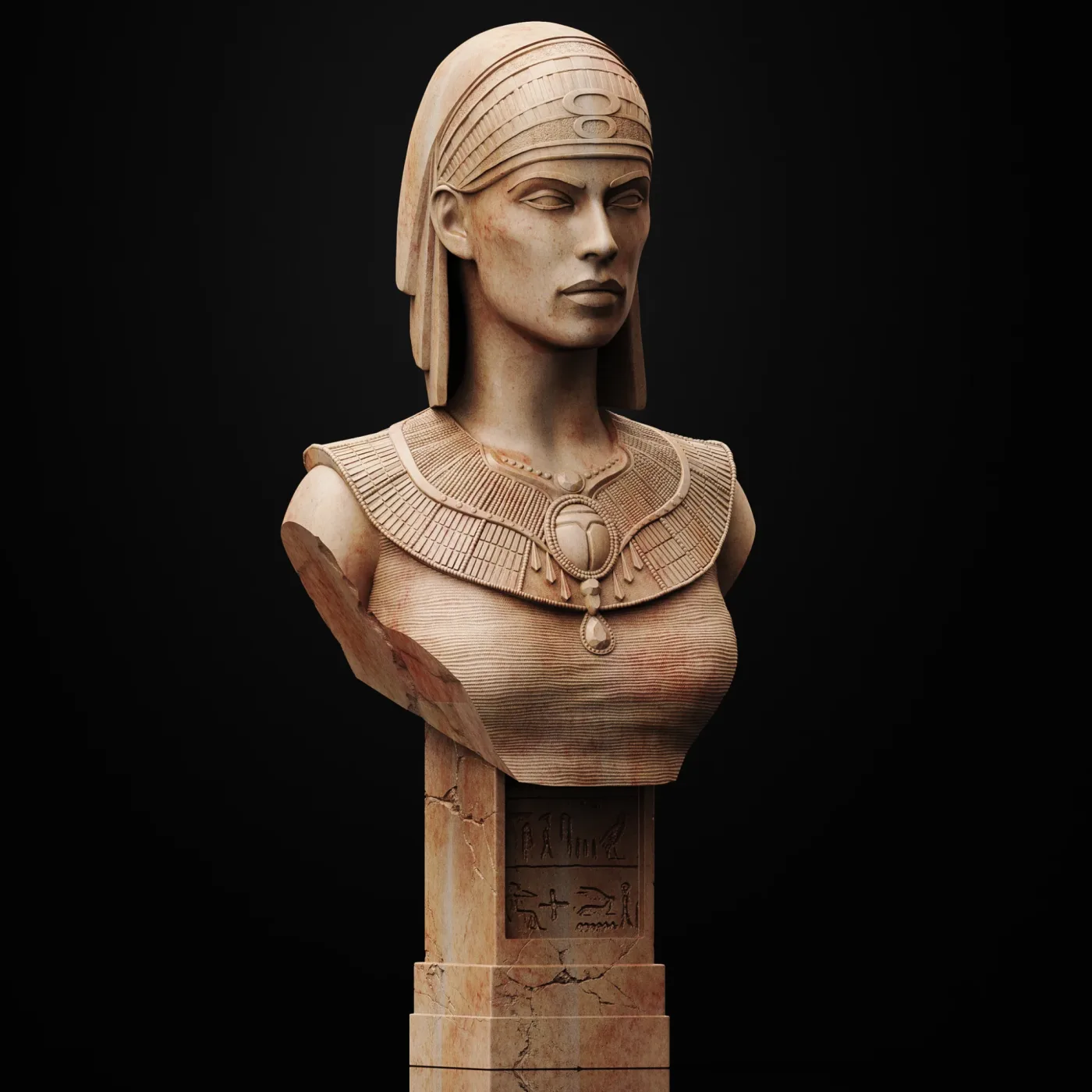 Seshat, the digital sculpt