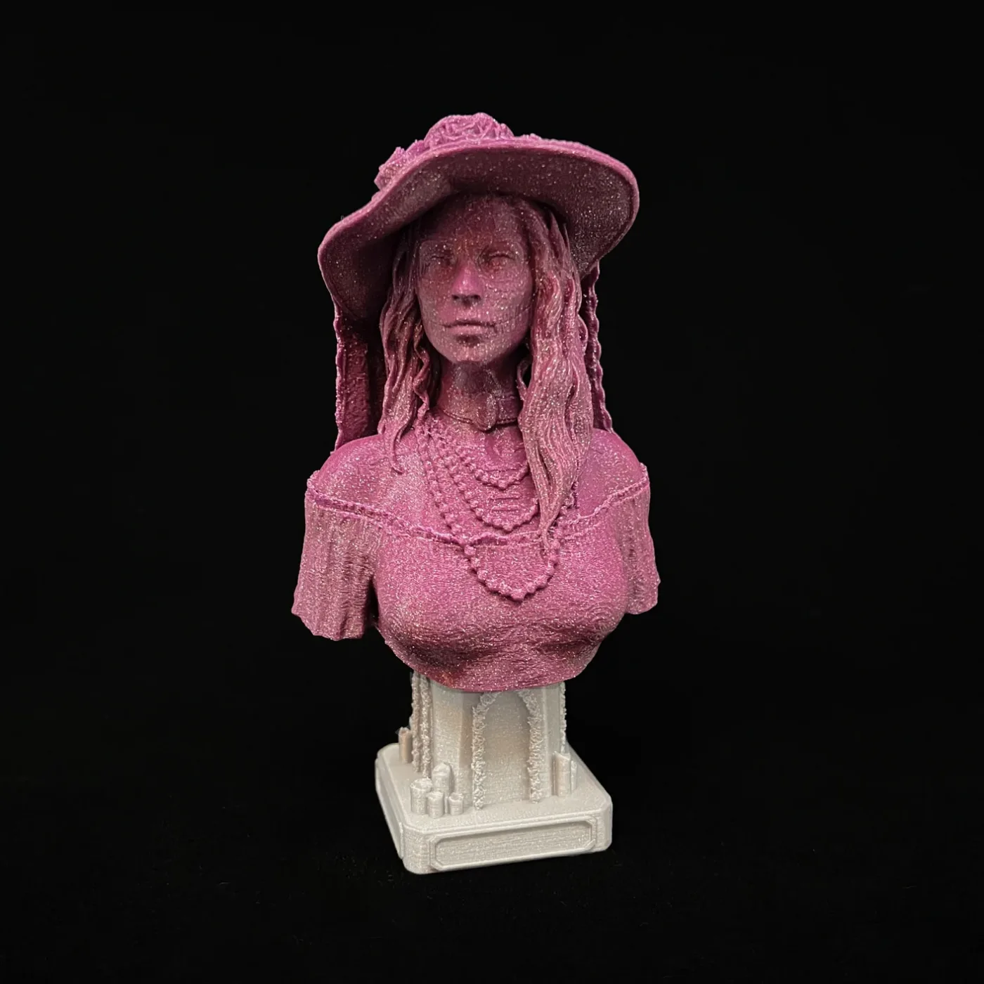 La Catrina, printed in resin