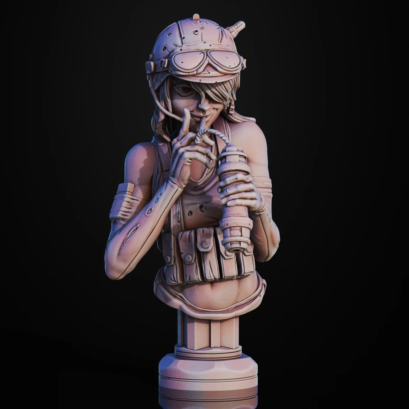 Nitro, the digital sculpt