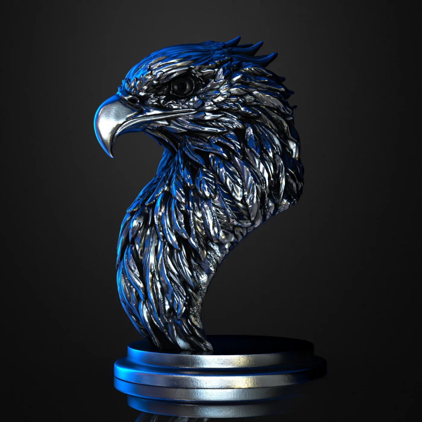 Bald Eagle, the digital sculpt