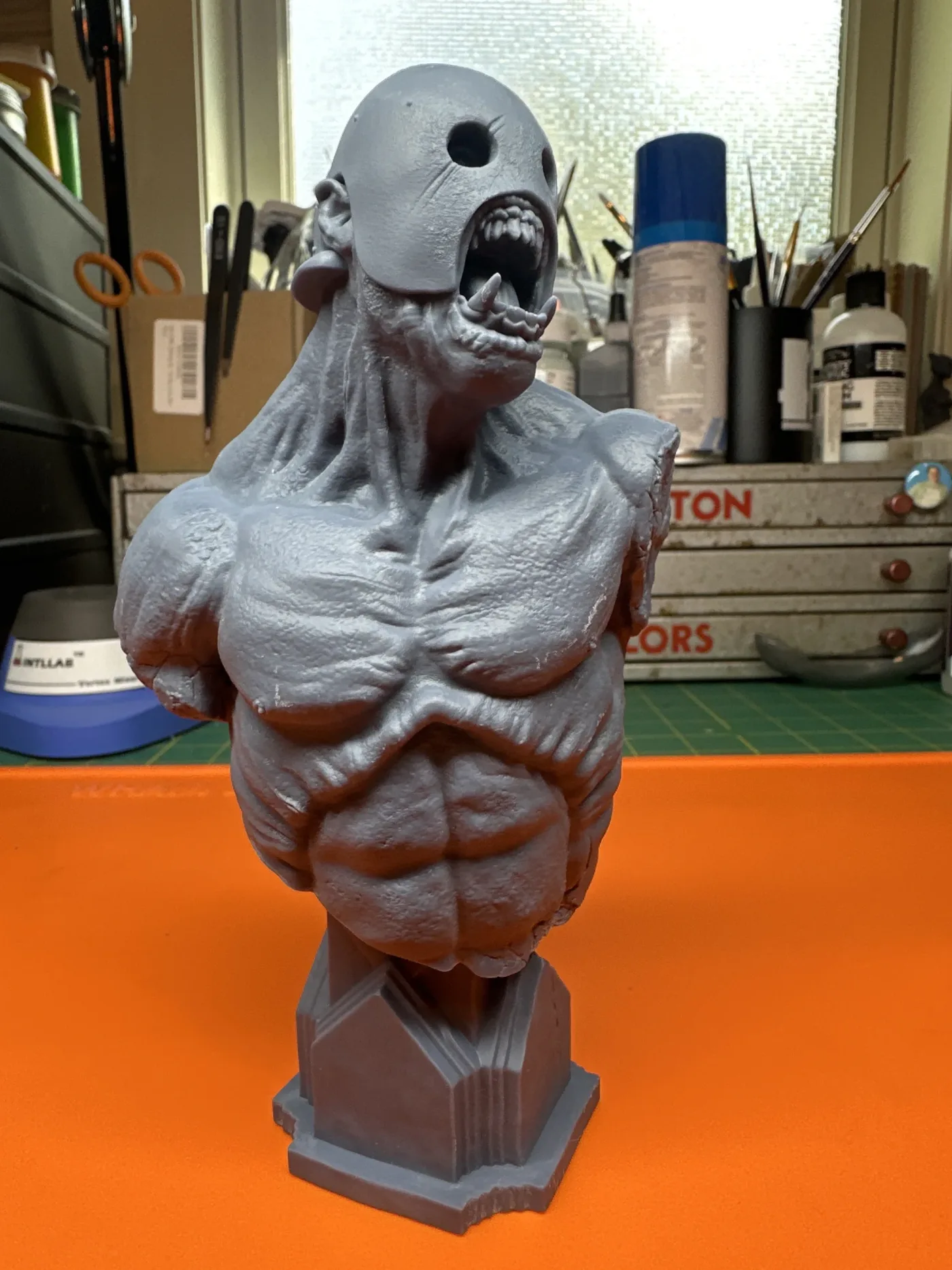 Uruk Hai Berserker, the finished test print