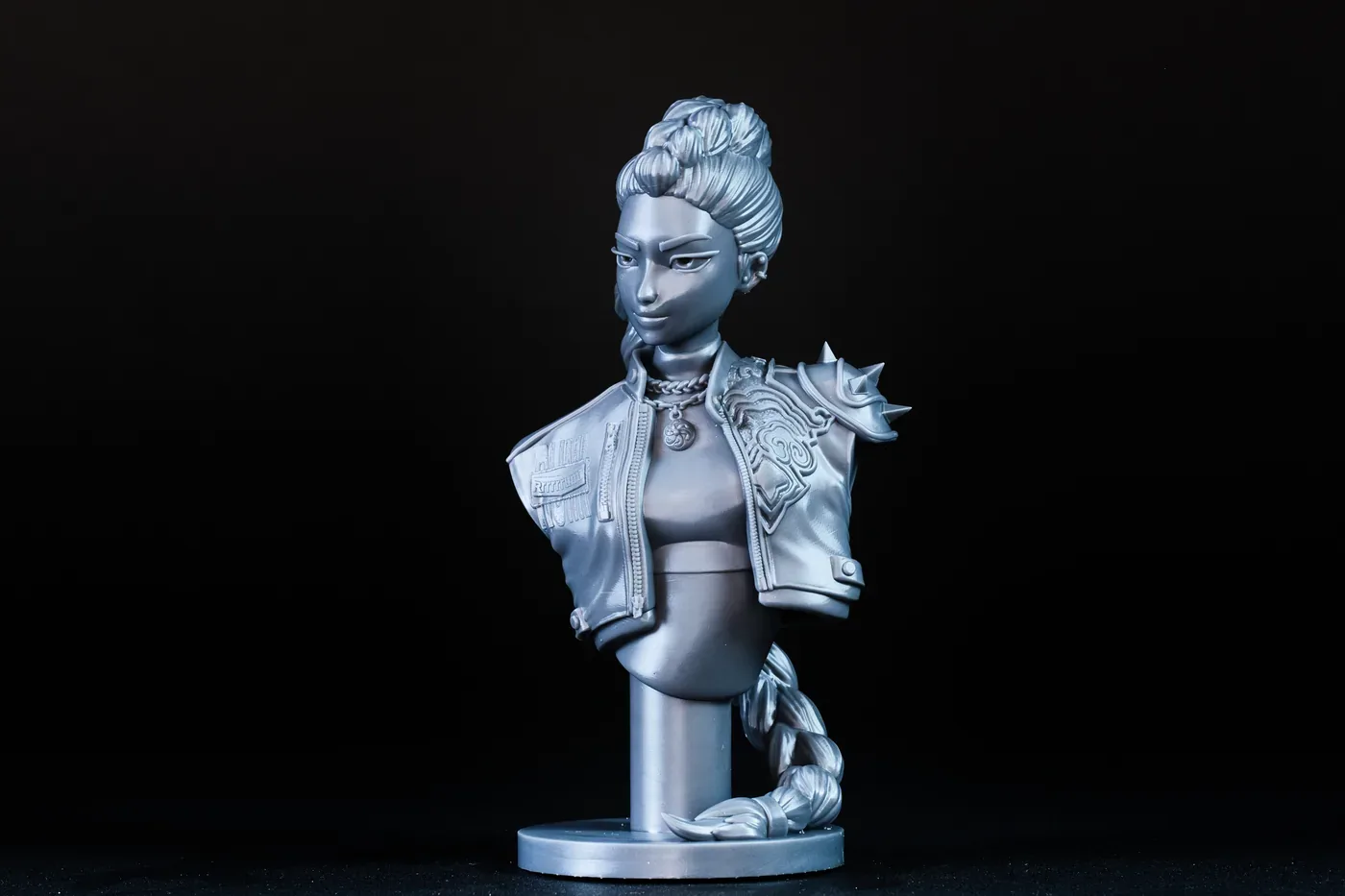 Rumi bust, printed in resin
