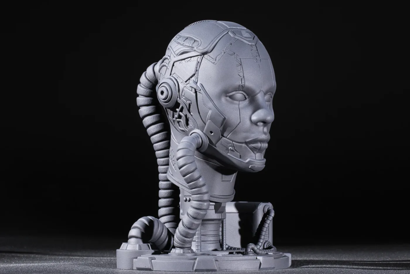 Cyborg, printed in resin