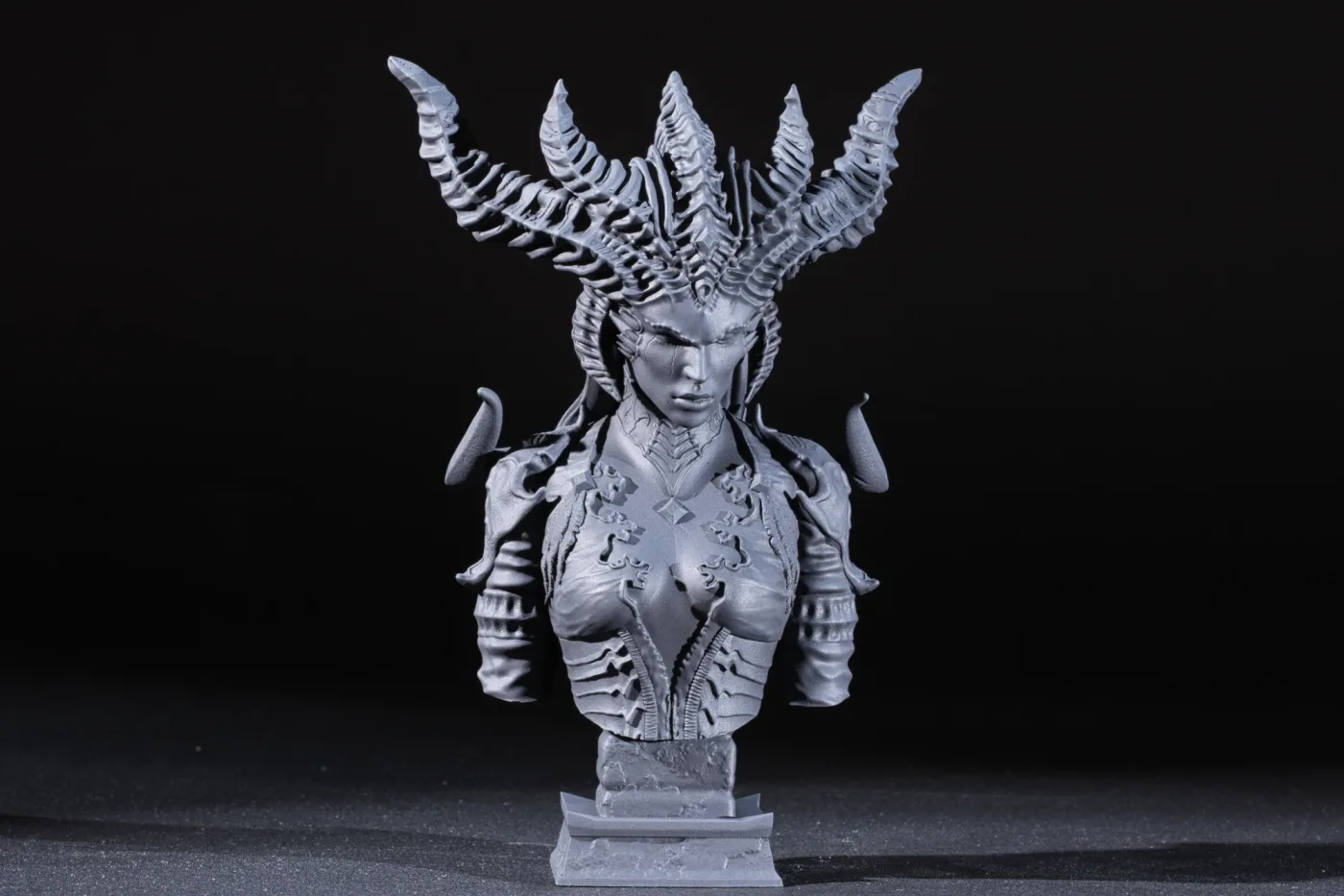 Lilith Bust, printed in resin