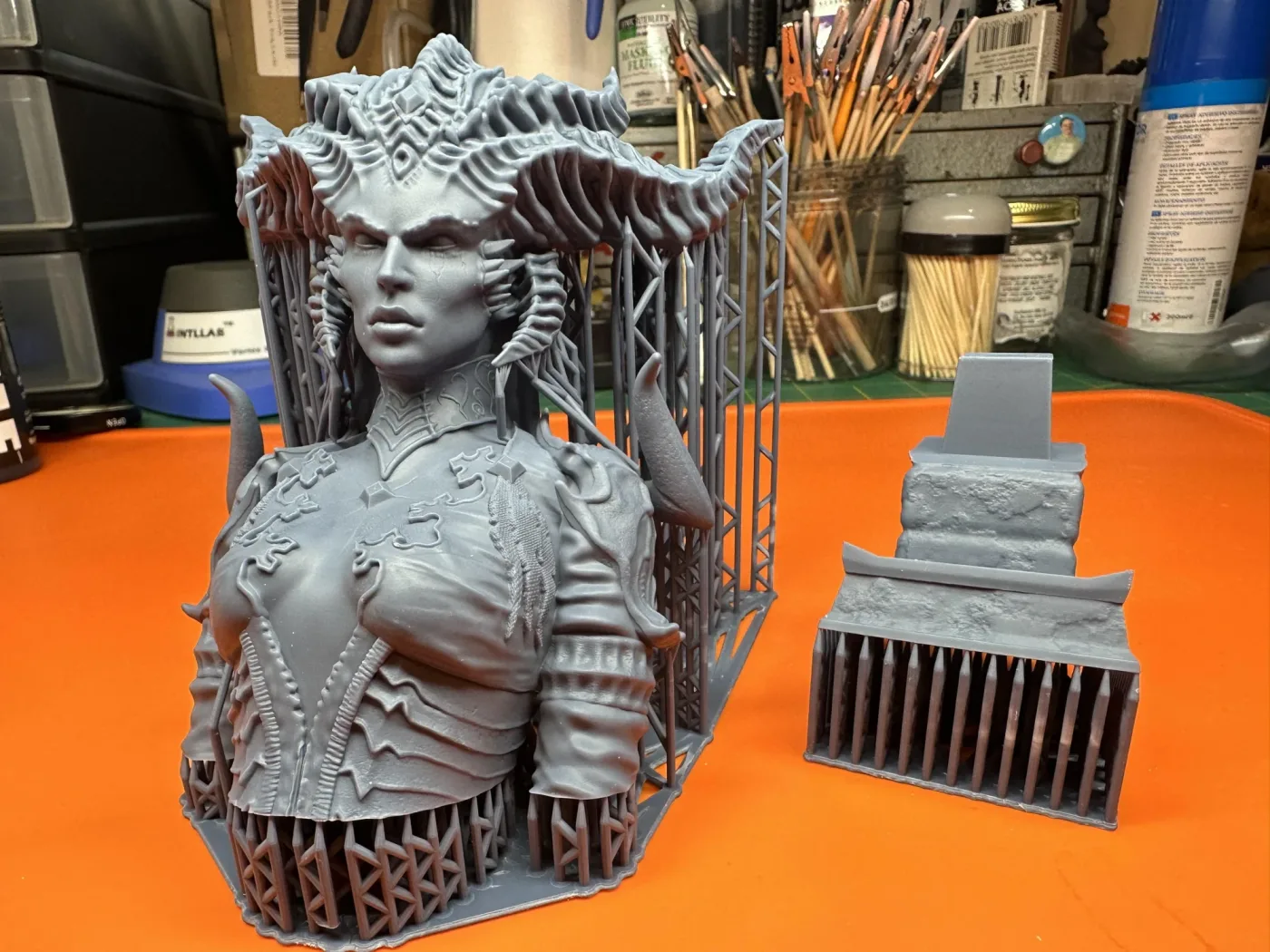 Lilith Bust, straight off the plate