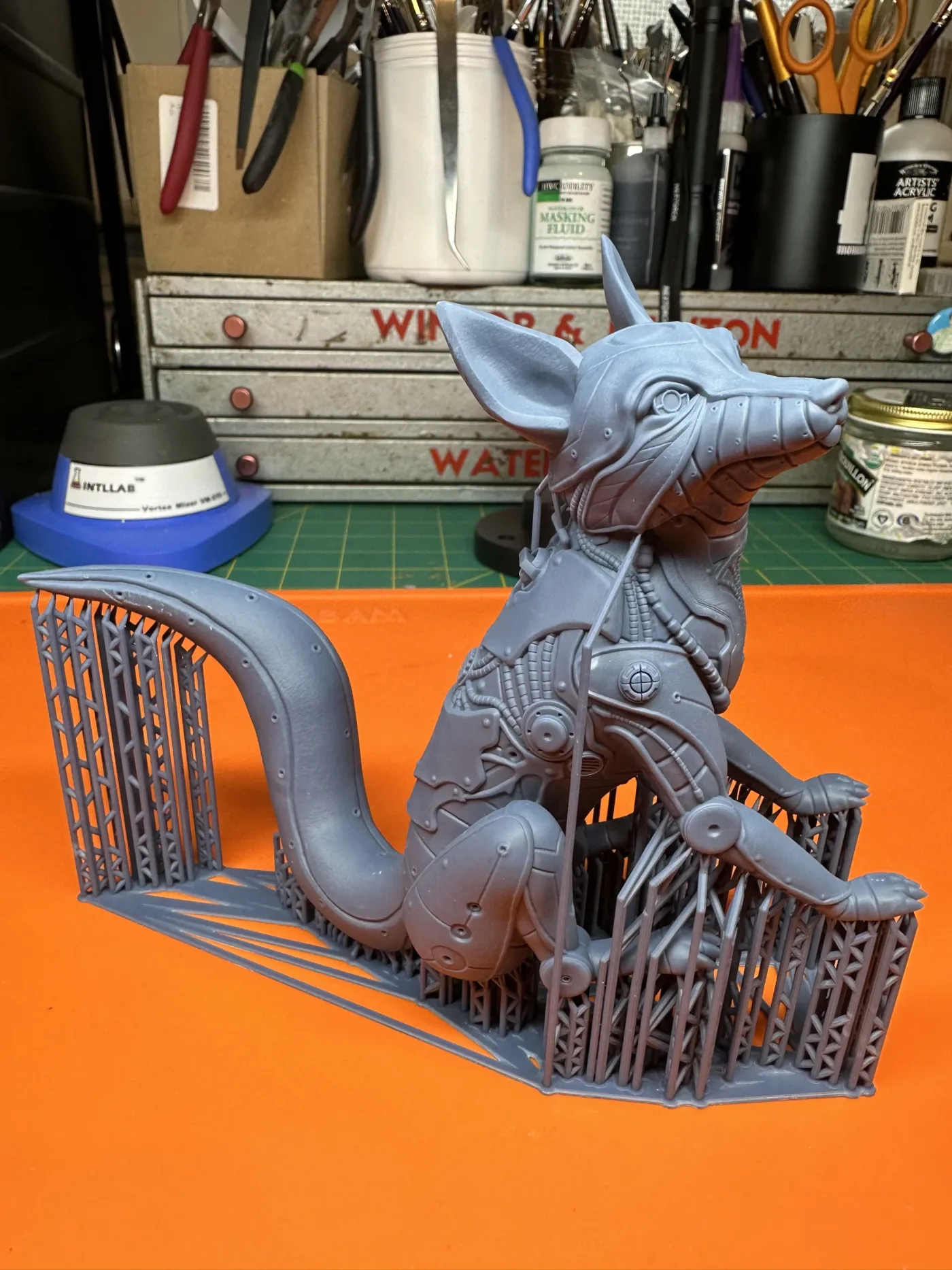 Fox Machina, straight off the plate