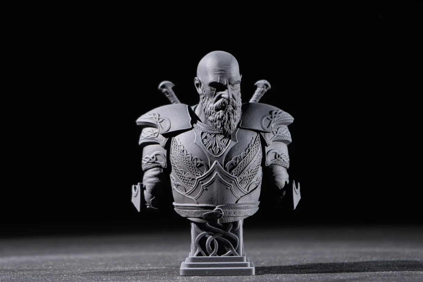 Kratos, printed in resin