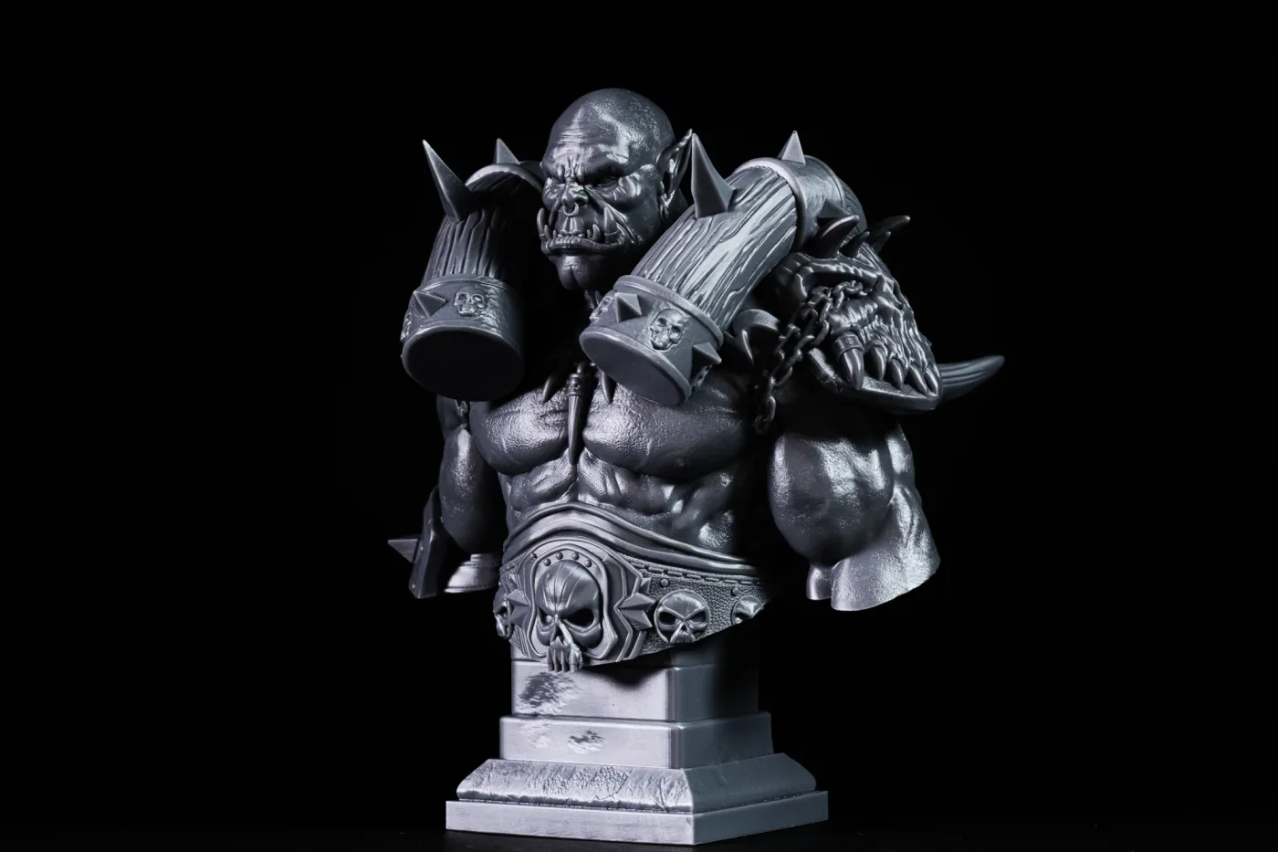 Garrosh Hellscream, printed in resin