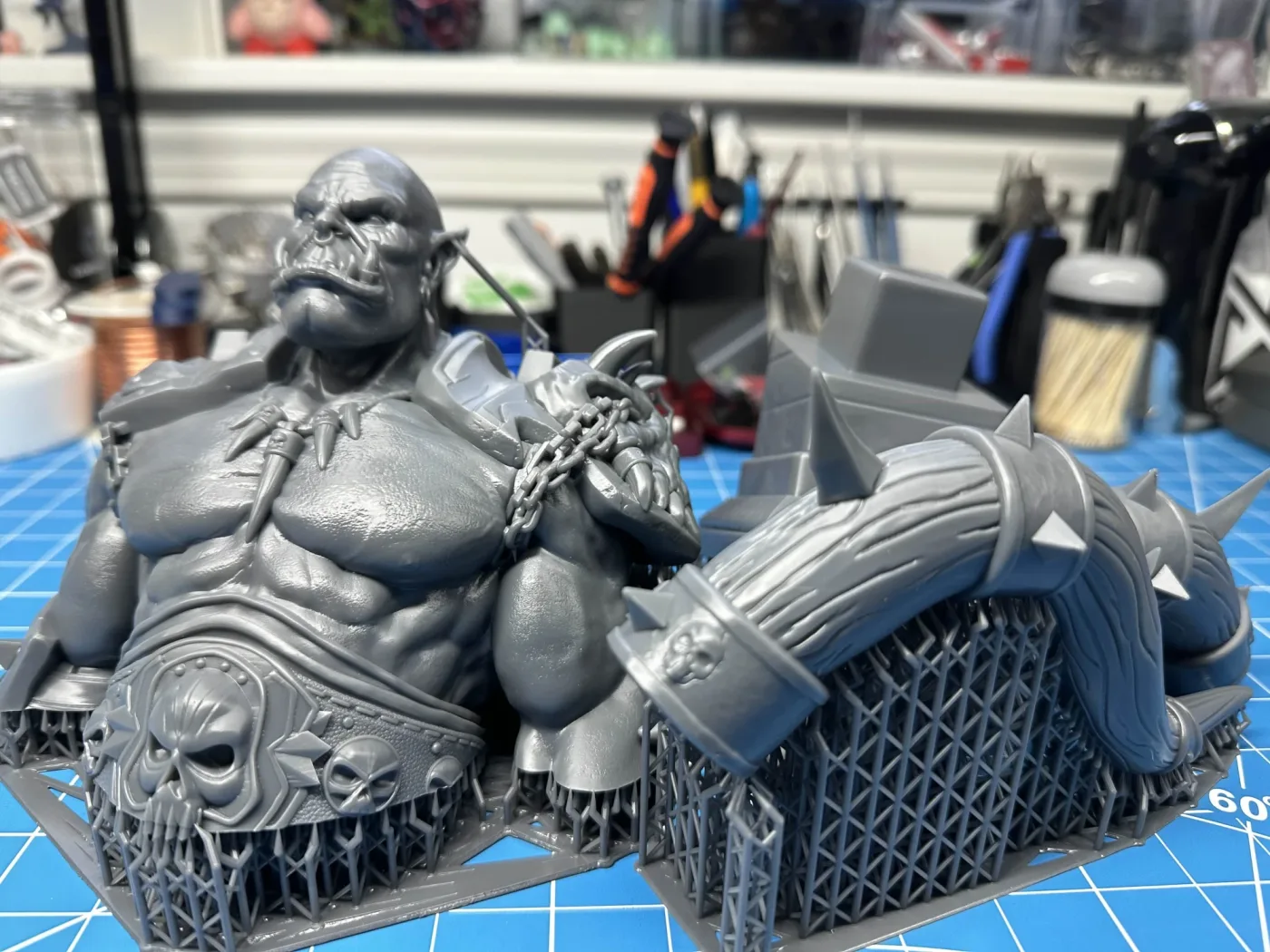 Garrosh Hellscream, straight off the plate
