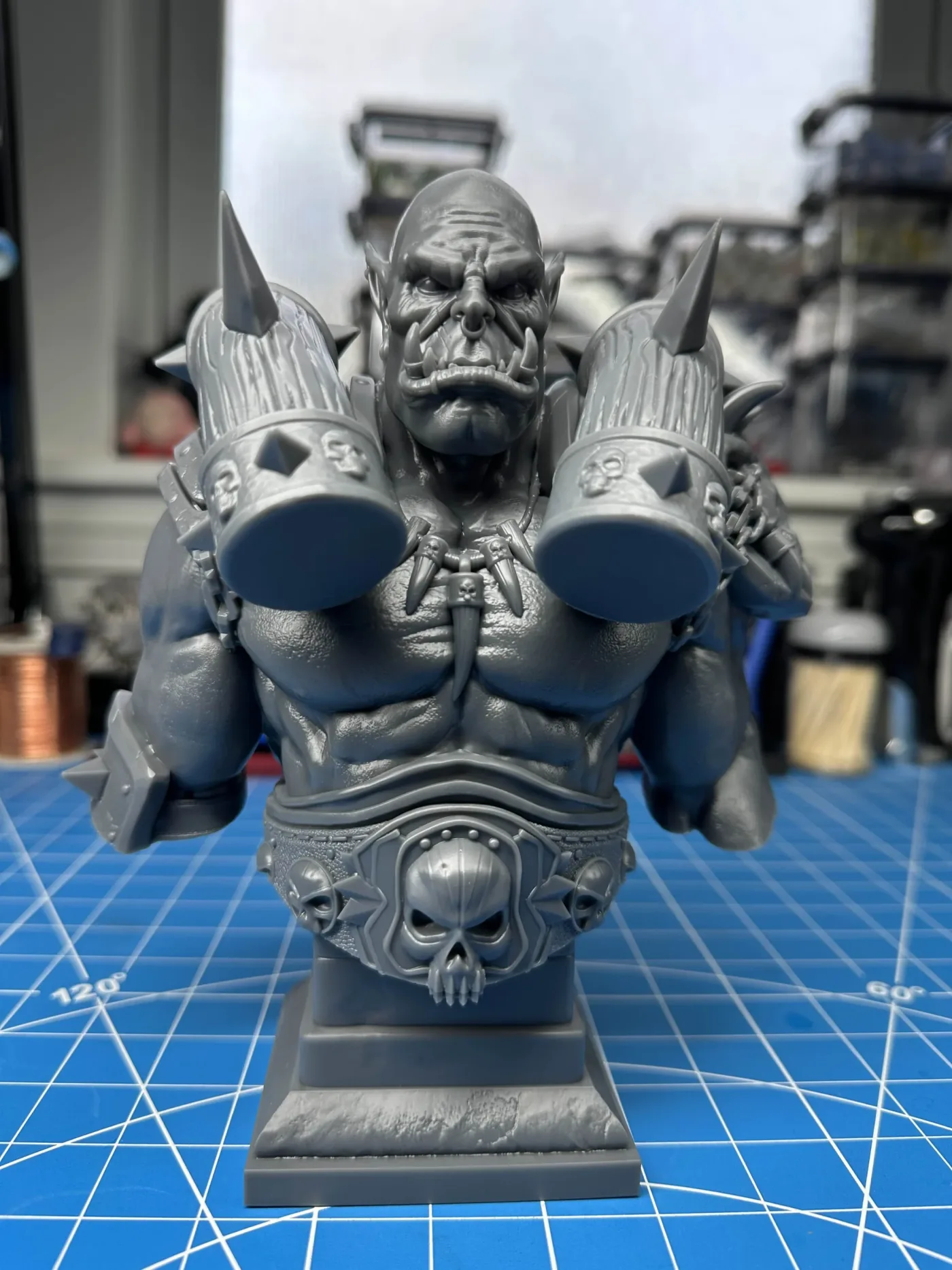 Garrosh Hellscream, the finished test print