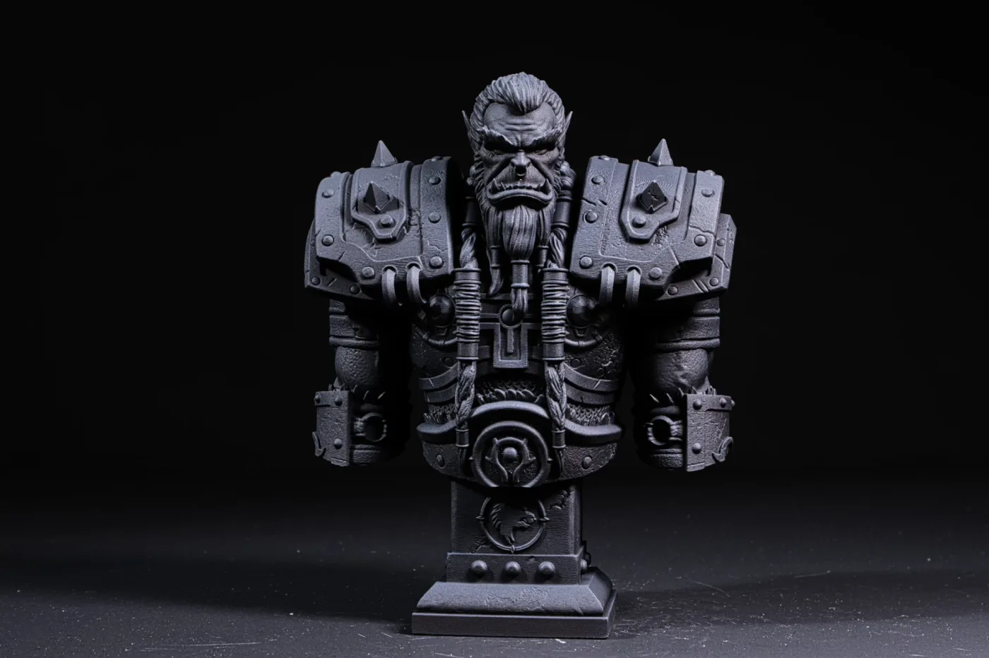 Thrall Bust, printed in resin