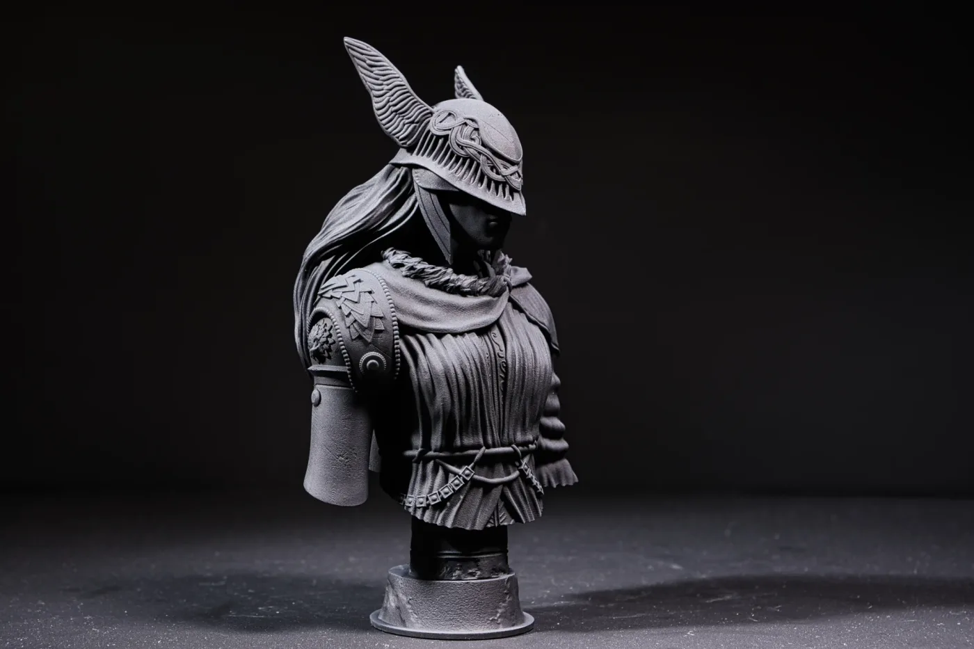 Malenia Bust, printed in resin
