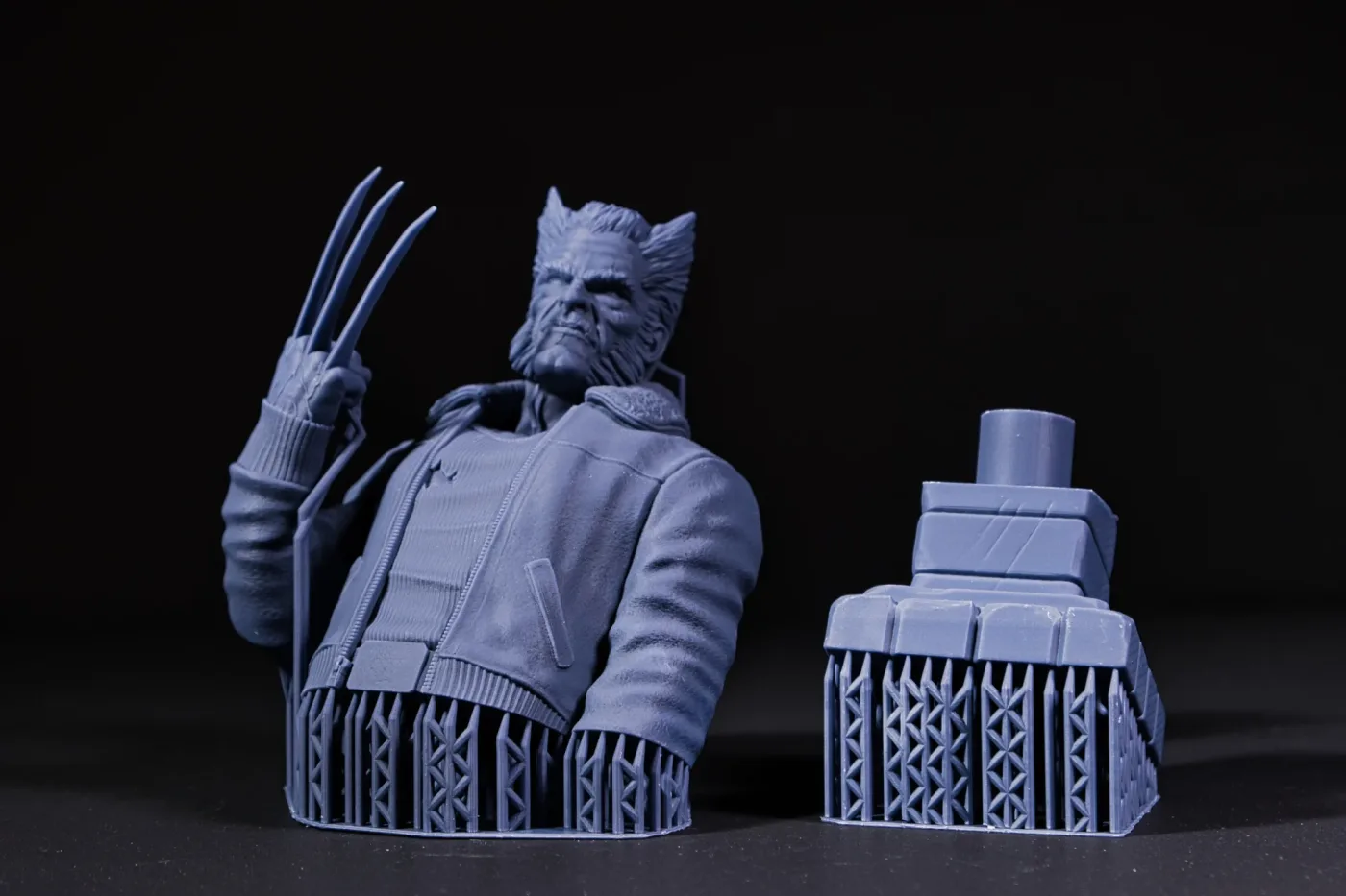 Old Man Logan Bust, straight off the plate