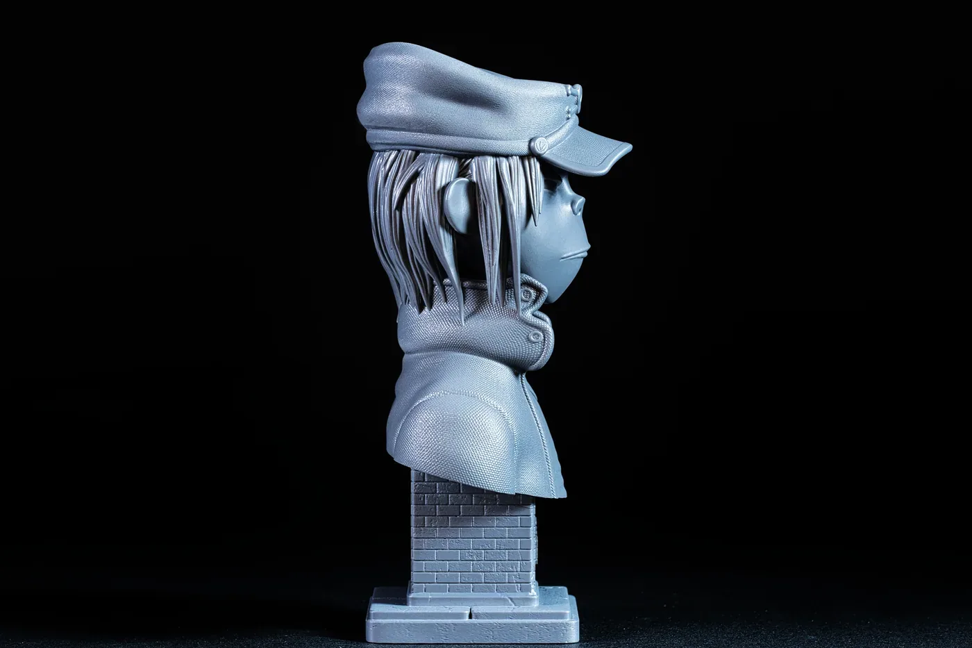 Noodle -Gorillaz, printed in resin