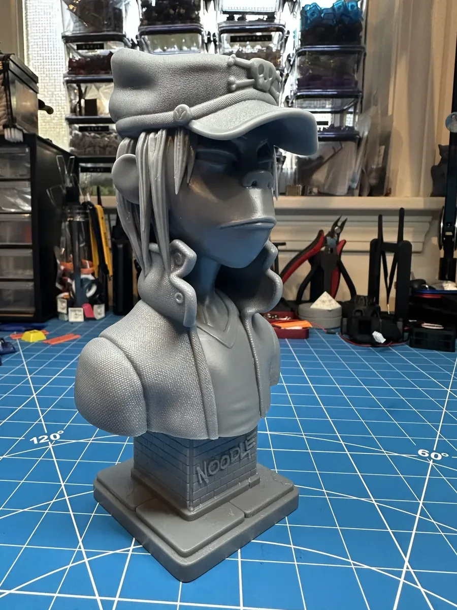 Noodle -Gorillaz, the finished test print